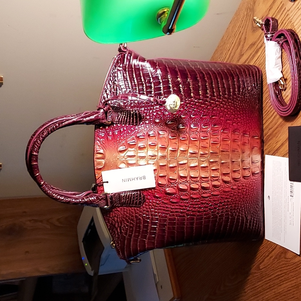 Brahmin NWT  Large Duxbury in Sunset Ombre Melbourne